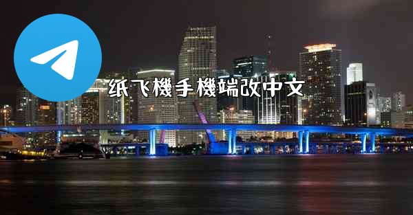 纸飞機手機端改中文