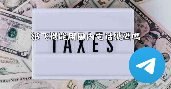 纸飞機能用國內電话號碼嗎