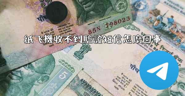 纸飞機收不到驗證短信怎麼回事