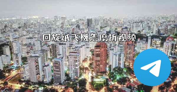 回旋纸飞機怎麼折视频