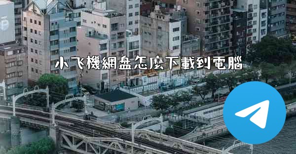 小飞機網盘怎麼下載到電腦