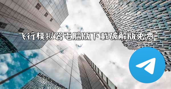 飞行模拟器電腦版下載破解版免费