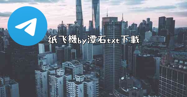 纸飞機by潭石txt下載