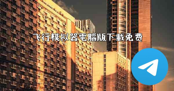 飞行模拟器電腦版下載免费