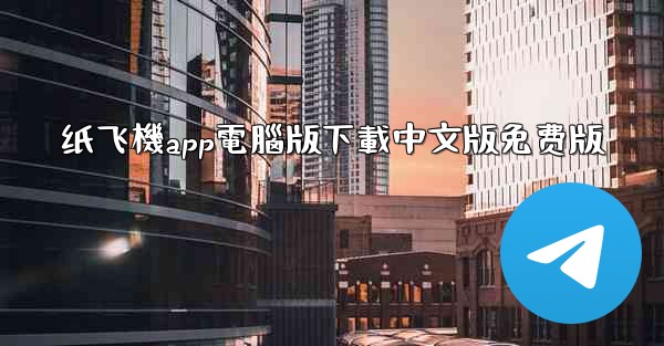 纸飞機app電腦版下載中文版免费版