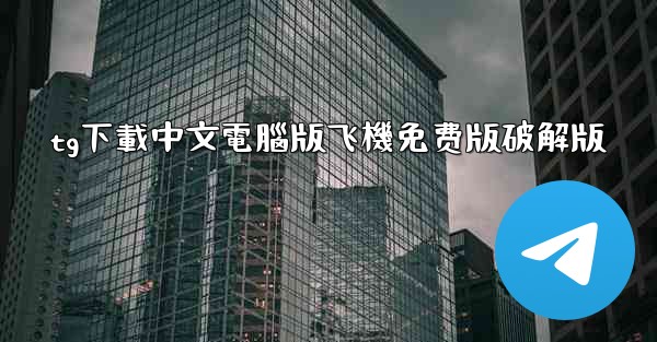 tg下載中文電腦版飞機免费版破解版