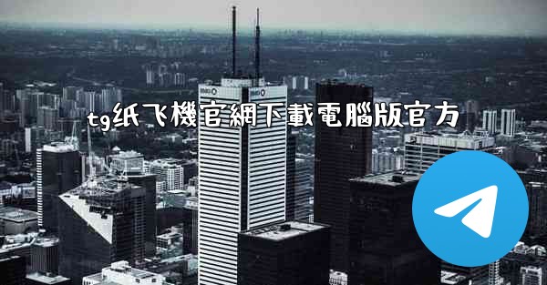 tg纸飞機官網下載電腦版官方