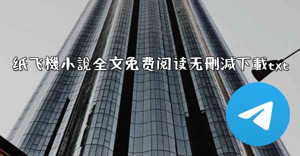 纸飞機小說全文免费阅读无刪減下載txt