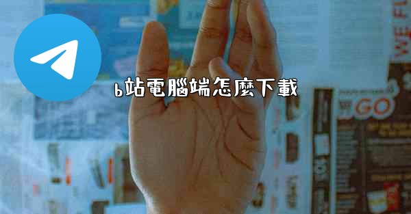 b站電腦端怎麼下載