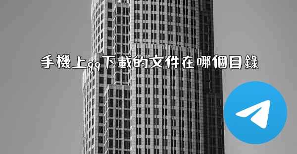 手機上qq下載的文件在哪個目錄