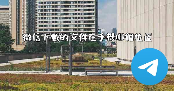 微信下載的文件在手機哪個位置