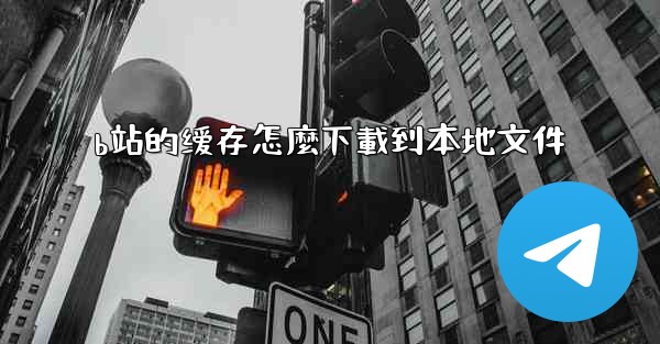 b站的缓存怎麼下載到本地文件