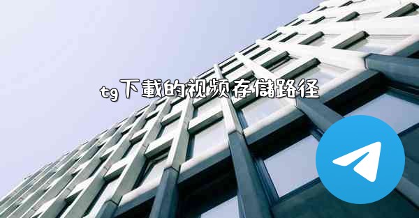 tg下載的视频存儲路径