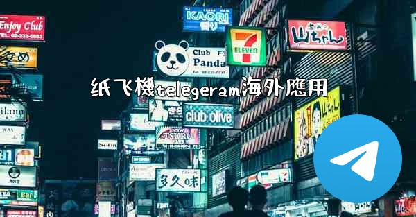纸飞機telegeram海外應用