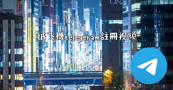 纸飞機telegeram註冊视频