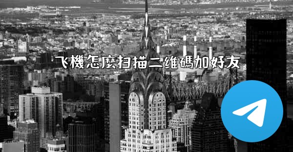 飞機怎麼扫描二维碼加好友