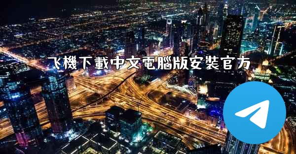 飞機下載中文電腦版安裝官方