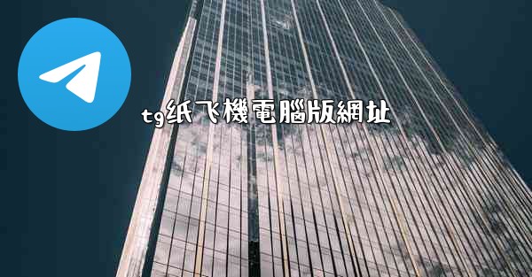 tg纸飞機電腦版網址