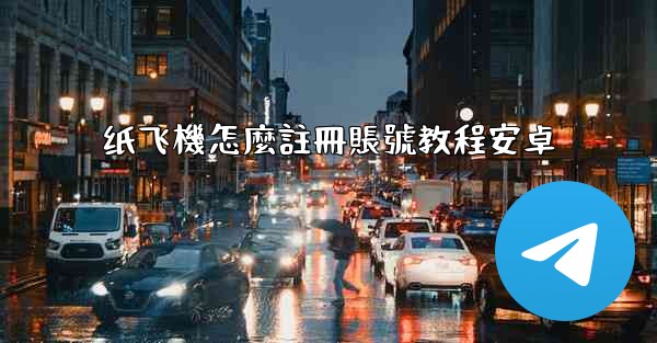 纸飞機怎麼註冊賬號教程安卓