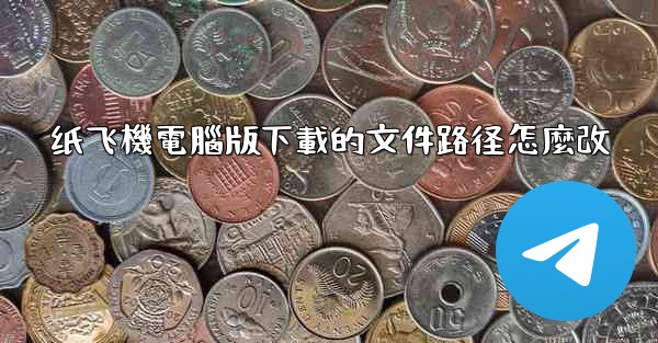 纸飞機電腦版下載的文件路径怎麼改