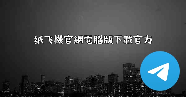 纸飞機官網電腦版下載官方