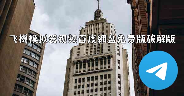 飞機模拟器视频百度網盘免费版破解版