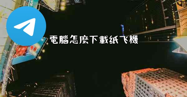 電腦怎麼下載纸飞機