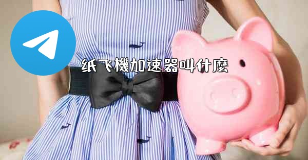 纸飞機加速器叫什麼