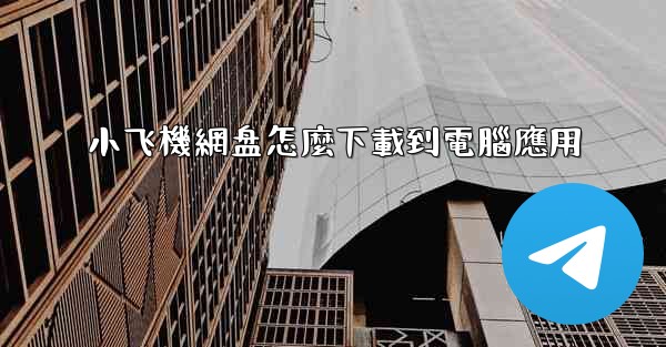 小飞機網盘怎麼下載到電腦應用