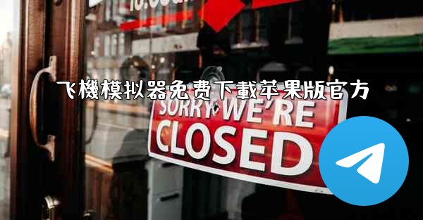 飞機模拟器免费下載苹果版官方