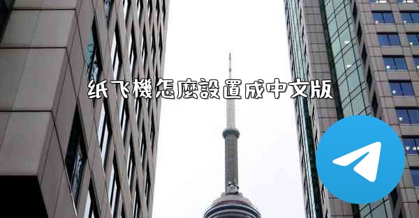 纸飞機怎麼設置成中文版