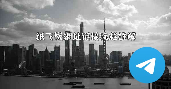 纸飞機網址链接流程詳解