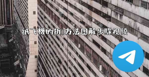 纸飞機的折叠方法图解步驟视频