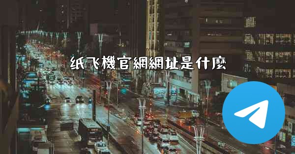 纸飞機官網網址是什麼