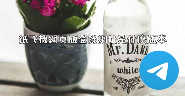 纸飞機網页版登錄網址是什麼版本