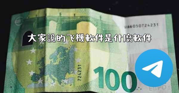 大家說的飞機軟件是什麼軟件