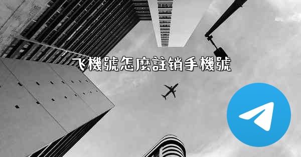 飞機號怎麼註销手機號