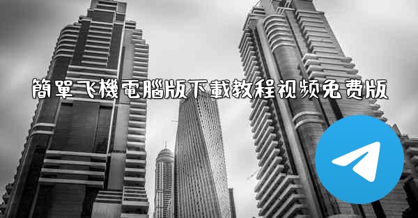 簡單飞機電腦版下載教程视频免费版