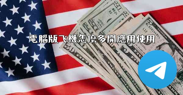 電腦版飞機怎麼多開應用使用