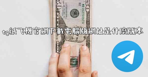 tg纸飞機官網下載電腦版網址是什麼版本