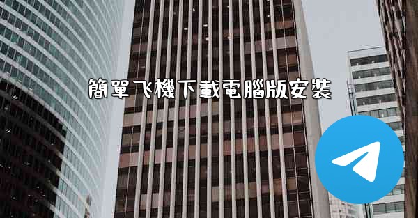簡單飞機下載電腦版安裝