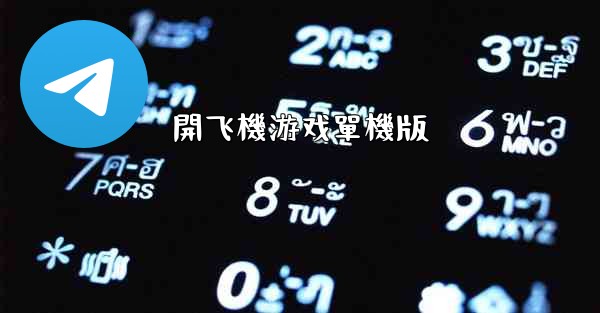 開飞機游戏單機版